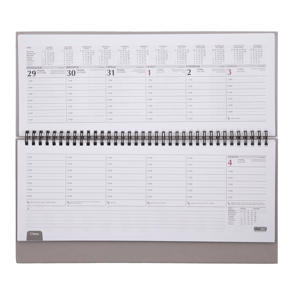 Планінг датований Buromax Strong 120 сторінок сірий BM.2598-01 фото