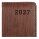 Ежедневник датированный 2027 Buromax Ember А5 из искусственной кожи и поролона 336 страниц темно-коричневый (BM.211002-19) BM.211002-19 фото 4