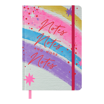 Записна книга Buromax Neon A5 96 аркушів в клітинку рожева BM.255116-10 фото