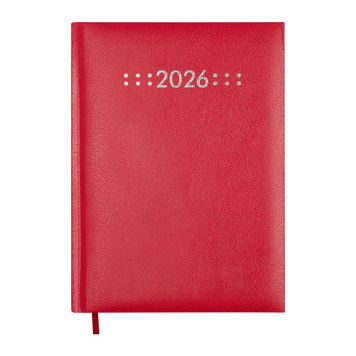 Щоденник датований Buromax Classic з бумвінілу А5 336 сторінок червоний BM.21121-05 фото