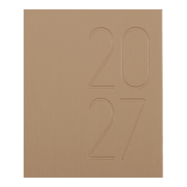 Щоденник датований 2027 Buromax Morandi Style А5 зі штучної шкіри 336 сторінок пісочний (BM.21135-22) BM.21135-22 фото