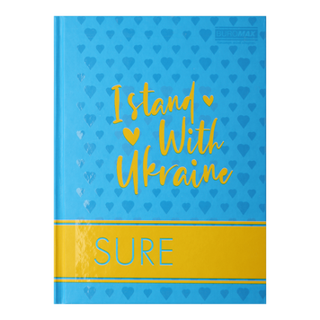 Записна книга Buromax Stimolo А5 96 аркушів в клітинку блакитна BM.24511103-14 фото