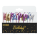 Набор&nbsp;свечей Buromax&nbsp;&laquo;Happy&nbsp;birthday&raquo; c деревянным&nbsp;держателем ассорти BM.98002 фото 1