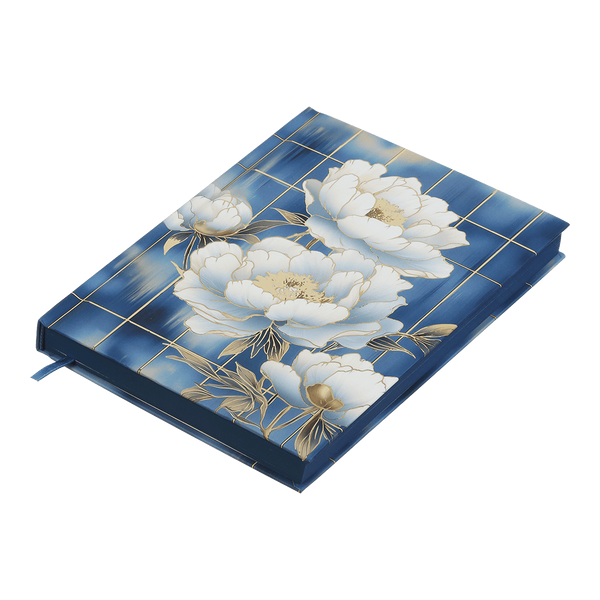 Щоденник недатований поліграфічний А5 Buromax Peony 336 сторінок блакитний BM.20170-14 фото