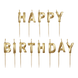 Набор&nbsp;свечей Buromax&nbsp;&laquo;Happy&nbsp;birthday&raquo; c деревянным&nbsp;держателем золотые BM.98001 фото 2