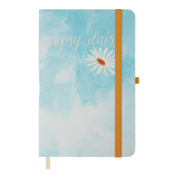 Записна книга Buromax Carino 136x207 мм 96 аркушів в клітинку блакитна BM.255101-14 фото