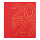 Щоденник датований 2027 Buromax Flow А5 з вінілпаперу 320 сторінок малиновий (BM.21200-29) BM.21200-29 фото 4