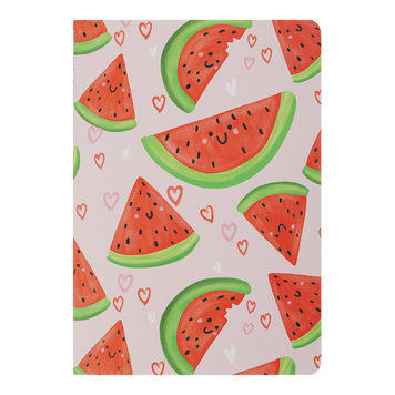 Записна книга Buromax Fruits А5 32 аркуши в клітинку рожева BM.24822103-10 фото