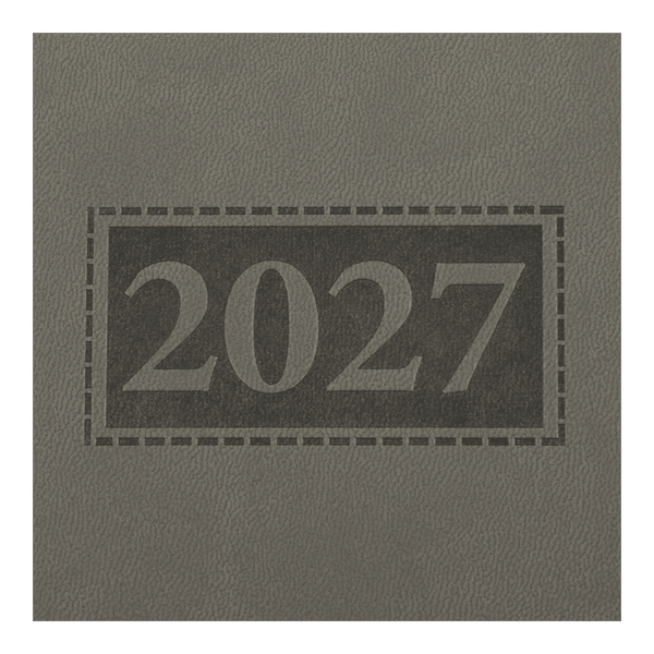 Щоденник датований 2027 Buromax Gentle А5 зі штучної шкіри та поролону 336 сторінок сірий (BM.2109-09) BM.2109-09 фото