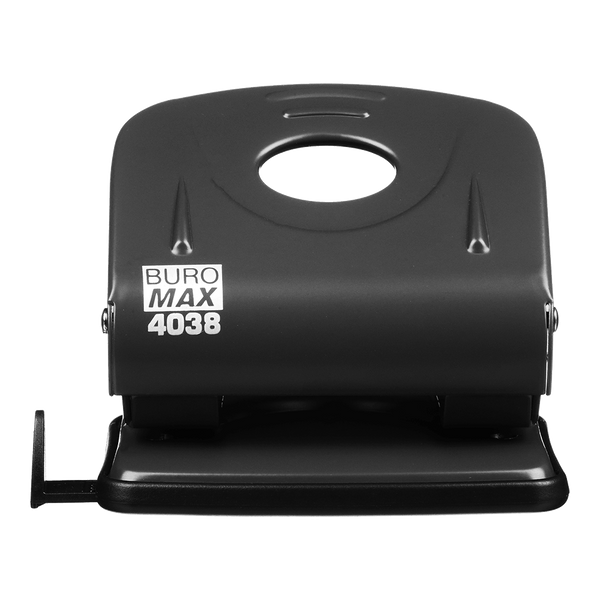 Діркопробивач металевий до 30 аркушів Buromax 127х95х55 мм чорний BM.4038-01 фото