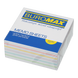 Блок кольорового паперу для нотаток Buromax Веселка Pastel 90х90х40 мм не склеєний BM.2247 фото 1