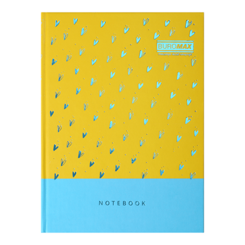 Записна книга Buromax Intenso А5 96 аркушів в клітинку жовта BM.24511105-08 фото