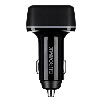 Автомобільний зарядний пристрій Buromax USB-A+A+C, 32 Вт, чорний (BM.0630) BM.0630 фото