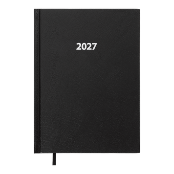 Щоденник датований 2027 Buromax Strong А5 з бумвінілу 336 сторінок чорний (BM.2129-01) BM.2129-01 фото