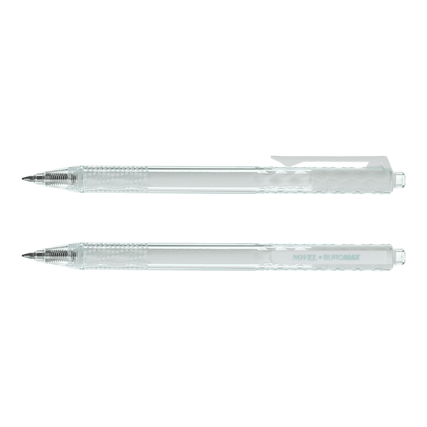 Ручка гелевая автоматическая Buromax Novel 0.5 мм синие чернила BM.8372-01 фото