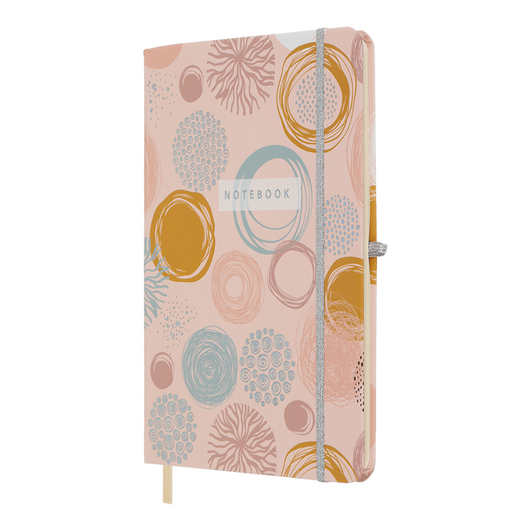 Записна книга Buromax Felicity 136x207 мм 96 аркушів в клітинку зефірна BM.255103-43 фото