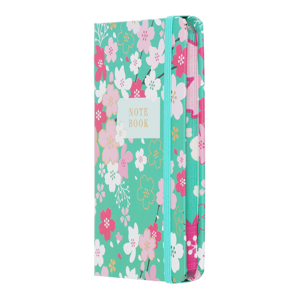 Записна книга Buromax Blossom A6 80 аркушів в клітинку блакитна BM.256102-14 фото