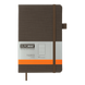 Записная книга Buromax Tweed 125x195 мм 96 листов в линию коричневий BM.291263-09 фото 1