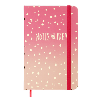 Записна книга Buromax Gradient A6 80 аркушів в клітинку рожева BM.256103-10 фото