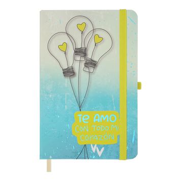 Записна книга Buromax Idea 136x207 мм 96 аркушів в клітинку блакитна BM.255104-14 фото