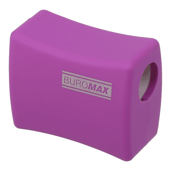 Точилка для карандашей с контейнером Buromax Alfa Rubber Touch на 2 отверстия в блистере BM.4778-1 фото
