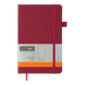 Записная книга Buromax Tweed 125x195 мм 96 листов в линию бордовый BM.291263-13 фото