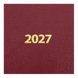 Ежедневник датированный 2027 Buromax Strong А5 из бумвинила 336 страниц темно-красный (BM.2129-13) BM.2129-13 фото 5