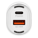 Автомобільний зарядний пристрій Buromax USB-A+C, 38 Вт, PPS, білий (BM.0634) BM.0634 фото 2