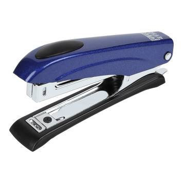 Степлер металевий Buromax Металік №10 до 12 аркушів синій BM.4150-02 фото