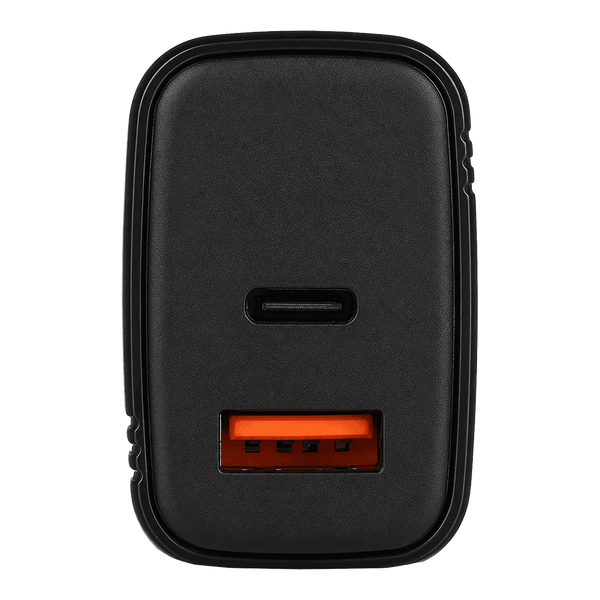 Мережевий зарядний пристрій Buromax USB-A+C, 20 Вт, чорний (BM.0650) BM.0650 фото