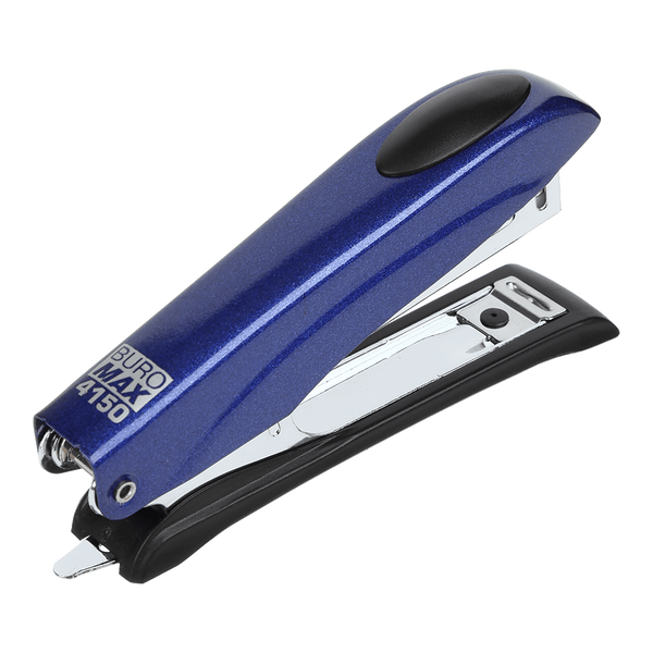 Степлер металлический Buromax Металлик №10 до 12 листов синий BM.4150-02 фото