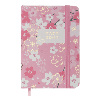 Записна книга Buromax Blossom A7 80 аркушів в клітинку рожева BM.257102-10 фото