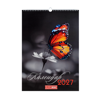 Календарь настенный 2027 Buromax А3 на 1 пружину Emphasis on color BM.210602 фото