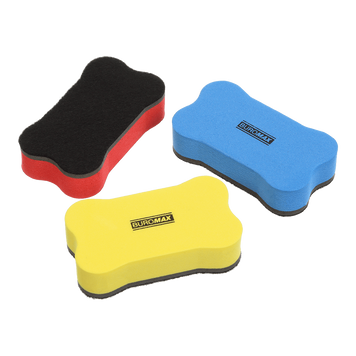 Губка для сухой очистки маркерной доски Buromax Mini ассорти BM.0075 фото
