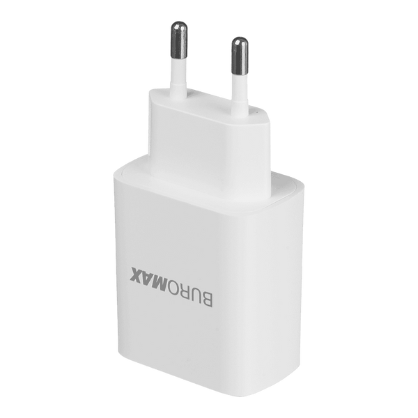 Мережевий зарядний пристрій Buromax USB-A, 18 Вт, білий (BM.0653) BM.0653 фото