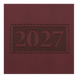 Щоденник датований 2027 Buromax Gentle А5 зі штучної шкіри та поролону 336 сторінок темно-червоний (BM.2109-13) BM.2109-13 фото 4