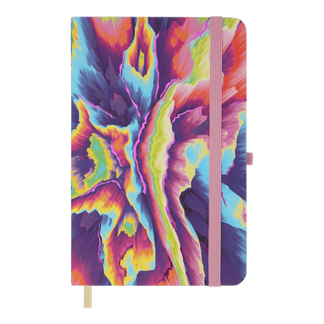 Записна книга Buromax Infinity 136x207 мм 96 аркушів в клітинку фіолетова BM.255105-07 фото
