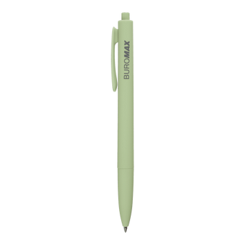 Ручка гелевая автоматическая Buromax Mist 0.5 мм, синие чернила, салатовая (BM.83103-15) BM.83103-15 фото