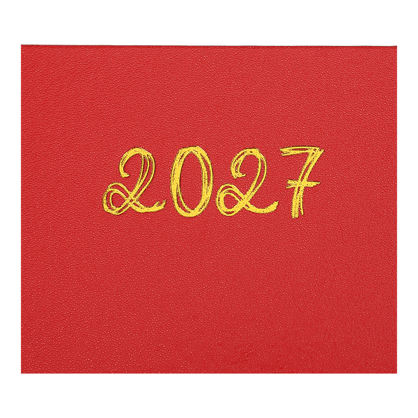 Ежедневник датированный 2027 Optimal, A5, бумвинил, 320 страниц, красный (BM.2121-05) BM.2121-05 фото