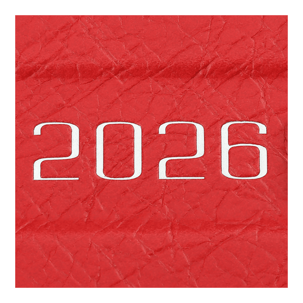 Щоденник датований 2026 Buromax Belle зі штучної шкіри А6 336 сторінок червоний BM.2577-05 фото