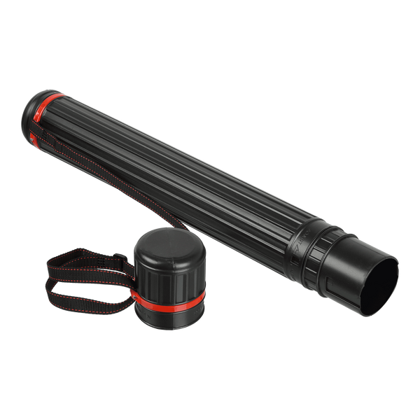 Тубус для ватмана Buromax пластиковый телескопический черный BM.9900 фото