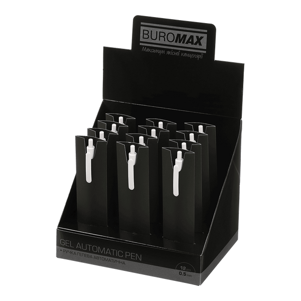 Ручка гелевая автоматическая Buromax Mist 0.5 мм, синие чернила, айвори (BM.83103-37) BM.83103-37 фото