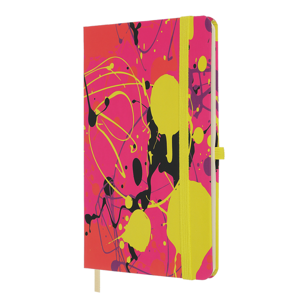 Записна книга Buromax Infinity 136x207 мм 96 аркушів в клітинку малинова BM.255105-29 фото