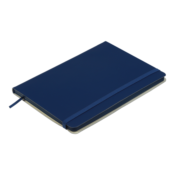 Блокнот діловий Buromax Touch Me A5 в лінію 96 аркушів обкладинка зі штучної шкіри синій BM.295202-02 фото