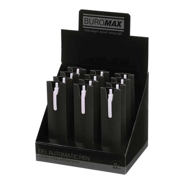 Ручка гелевая автоматическая Buromax Mist 0.5 мм, синие чернила, лавандовая (BM.83103-39) BM.83103-39 фото