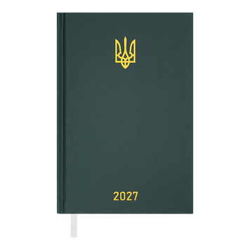 Щоденник датований 2027 Buromax Airy, A5, бумвініл, 320 сторінок, зелений (BM.21165-04) BM.21165-04 фото