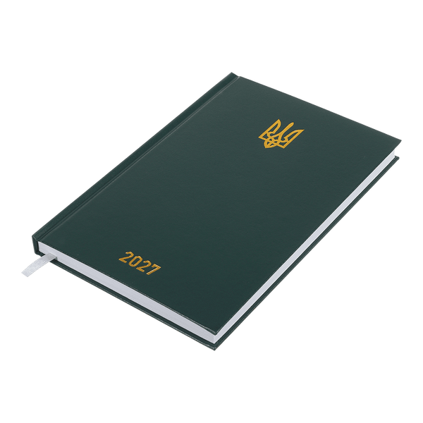 Щоденник датований 2027 Buromax Airy, A5, бумвініл, 320 сторінок, зелений (BM.21165-04) BM.21165-04 фото