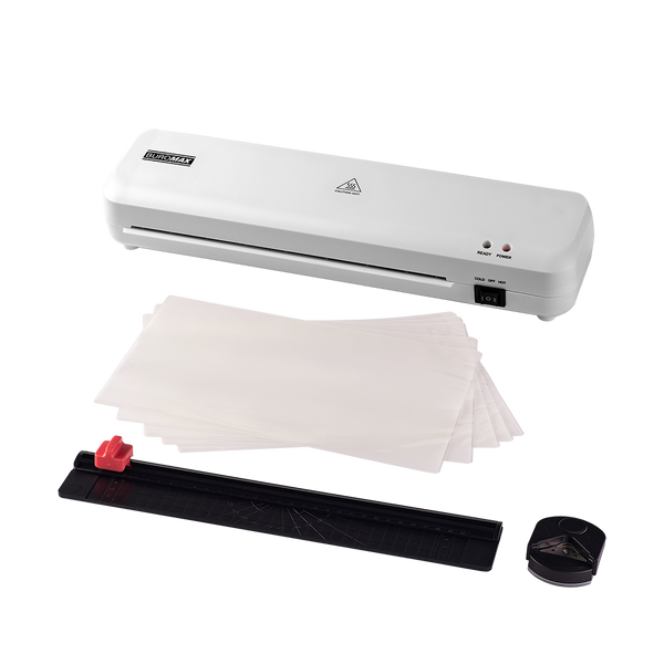 Ламінатор Buromax А4, гаряче та холодне ламінування, 75-125 мкм, білий (BM.0435-12) BM.0435-12 фото