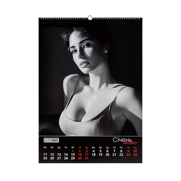 Календарь настенный 2027 Buromax А2 на 1 пружину Women BM.210653 фото