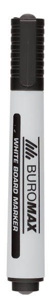 Маркер для сухостираемых досок Buromax 2-4 мм черный BM.8800-01 фото